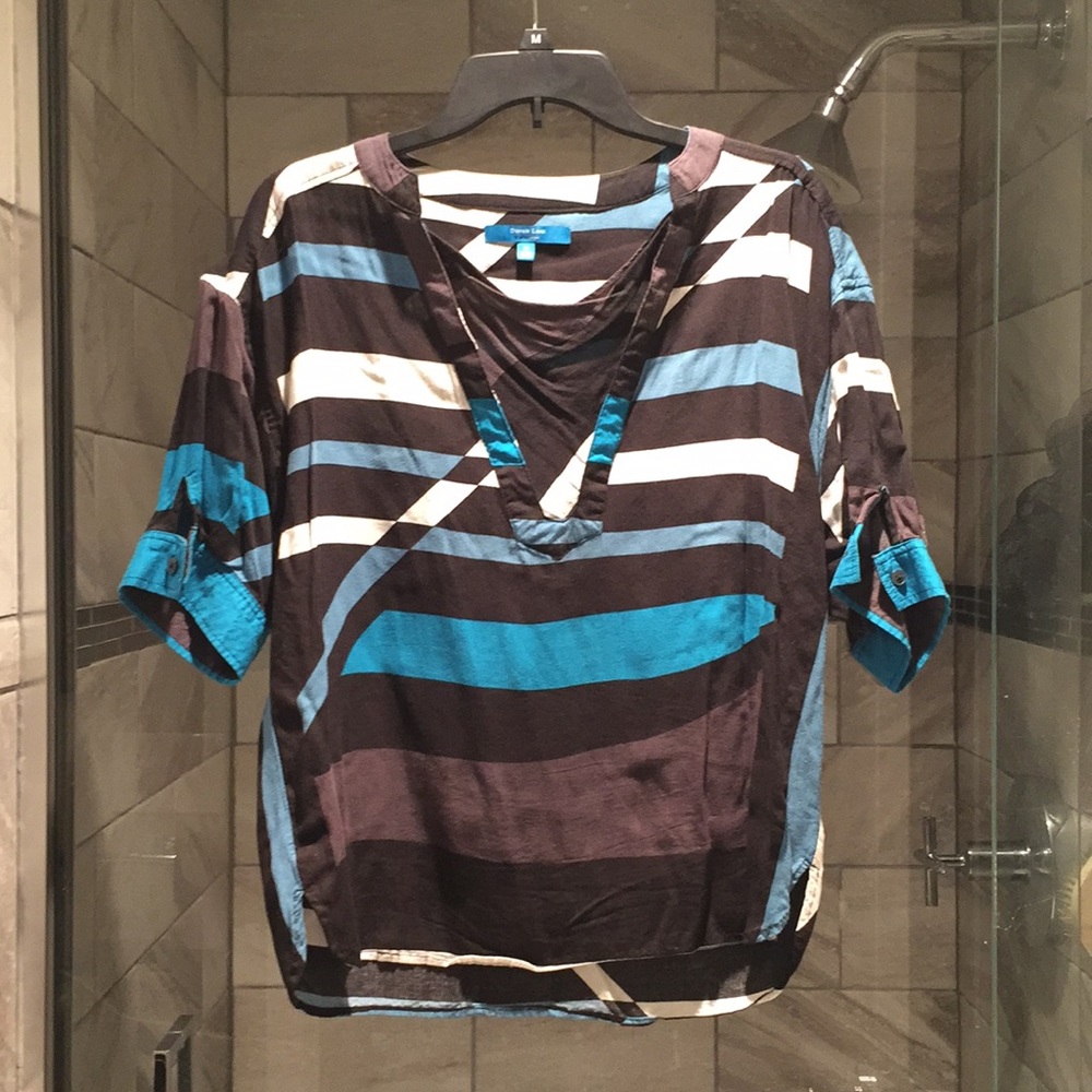 Color block shirt with cute details